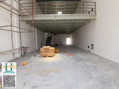 Warehouse with mezzanine for rent in Al Jurf Industrial 2, Ajman