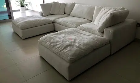 White color marina home modular sofa