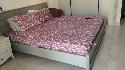 King Size bed for Sale For AED 400 with Excellent mattress