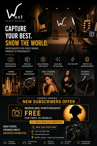 Professional Fashion  Product Photoshoots Dubai