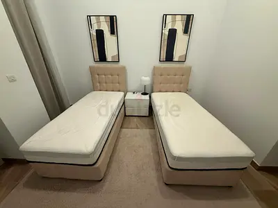 2x Single Bed with Mattress brand new