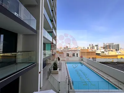 شقة استوديو | بن غاطي لافندر JVC | شرفة | إطلالة على المدينة والمسبح