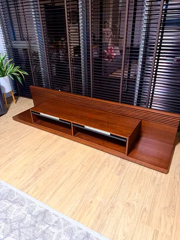 Solid Wood TV Unit / Entertainment Cabinet in Good Condition
