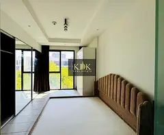Furnished 1BR | Hyati Residence JVC | Balcony &amp; Pool Access
