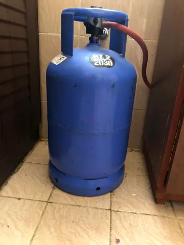 Used Blue LPG Gas Cylinder (Small) - Good Working Condition