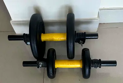 Dumbells plus weight plates