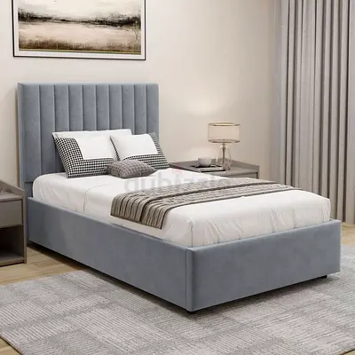 Single and Twin size bed frame for sale-velvet fabric