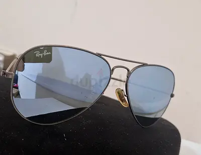 Ray-Ban Aviator Sunglasses - Mirror Lenses, Original Good Condition (Case Available)