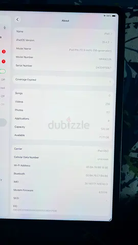Ipad pro 12.95th gen