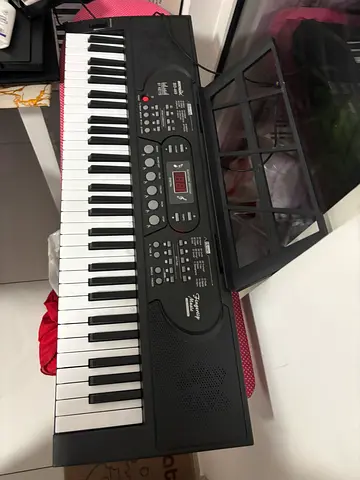 61-Key Electronic Keyboard with Stand and Music Rest - Lightly Used