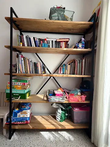 Book shelf solid wood