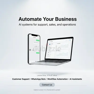 Increase Sales  Customer Replies with AI WhatsApp Bot | UAE Business Automation