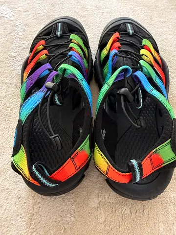 Rainbow Strappy Outdoor Sandals - Size Available
