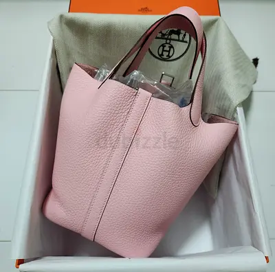Hermes Picotin 18 Rose Sakura Palladium Hardware Brand New