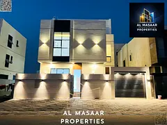 Luxury villa with mosque view and private pool in Al Bahia, price includes registration fees