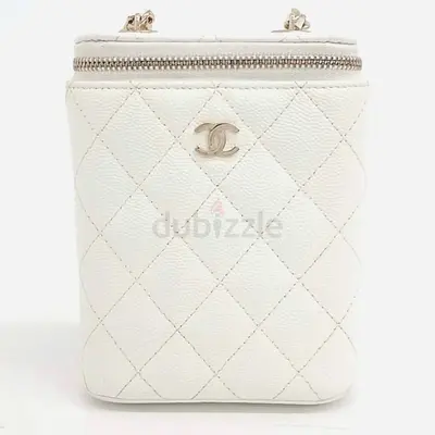Authentic Chanel Caviar Vanity Crossbody Bag