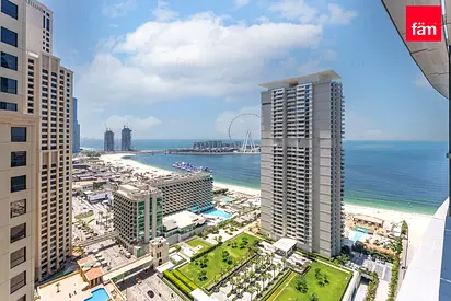 Sea and Dubai Eye Views | Vacant | High Floor