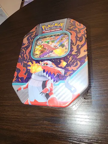 Pokémon TCG: Paldea Partners Tin - Skeledirge ex (Factory Sealed)