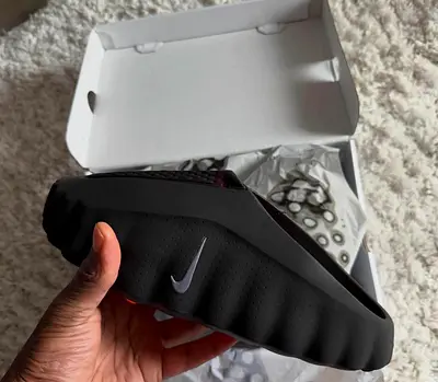 Nike Foam Slide Clogs — Black, New/Unused