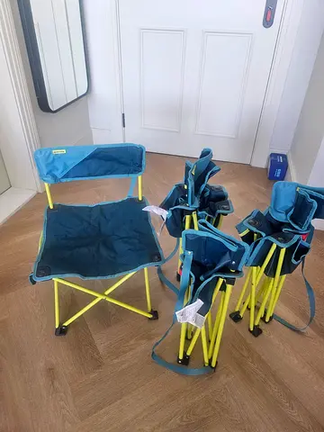 Folding Camping Chairs-4 Quechua – Used Once Only
