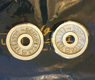 Chrome weight plates 1kg