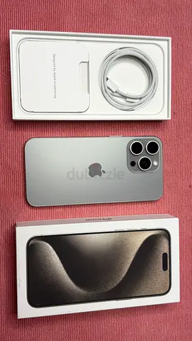 Iphone 15 promax 256gb natural titanium