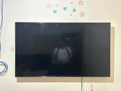 55-inch LED TV - Wall Mounted, Good Working Condition