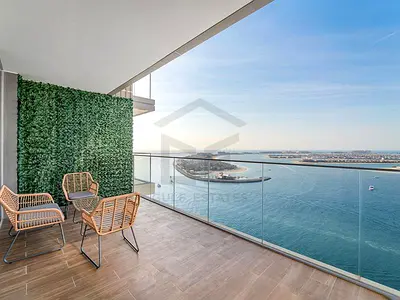 Full Sea View | Fully Furnished | 3 Br + Maids