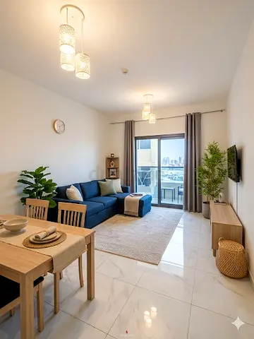 Fully Furnished 1 BHK, 2 Bathroom, Balcony, Monthly rent At Muweilah Comercial . Sharjah