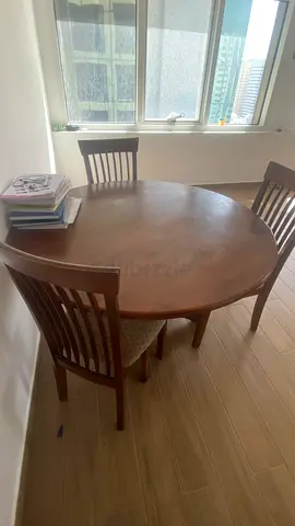 Wooden Dining table with 3 chair