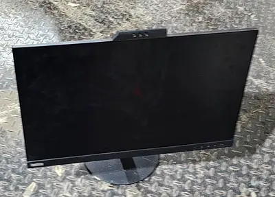 24inc Lenovo Bezel less IPS Display FHD LED Monitor With Camera Speaker+Hidrolic Stand Model T24v-10