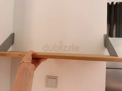 2 Wooden ikea shelves