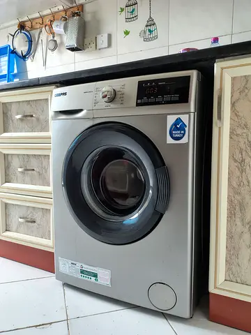 Used Geepas Front Load Washing Machine - 7kg, Silver