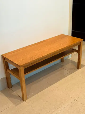 Natural Oak Wood Bench