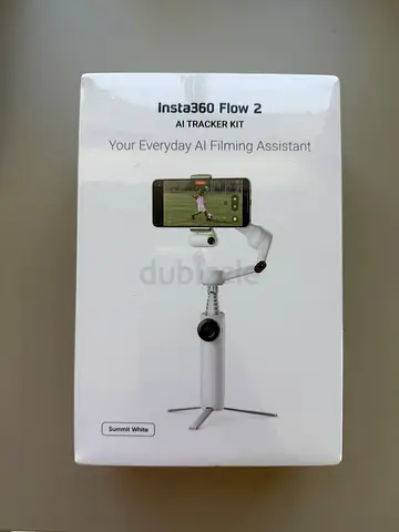 Insta360 Flow 2 AI Tracker Kit (Summit White) - New/Sealed never opened