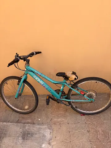 Used turquoise adult/teen city bike - needs minor repairs