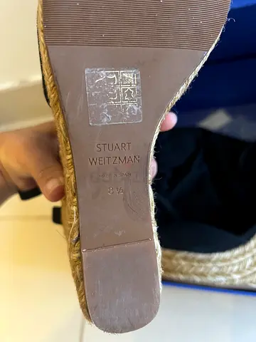 Stuart Weitzman espadrille wedges, size 8.5 - lightly worn