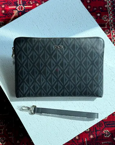 Dior A5 pouch Black CD Diamond
