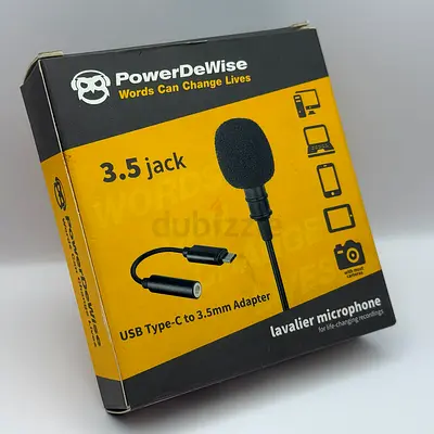 PowerDeWise Upgraded Lavalier Microphone