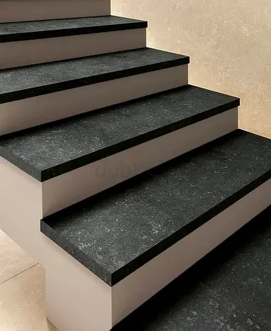Black Stone Stair Treads / Step Covers - Set of 5