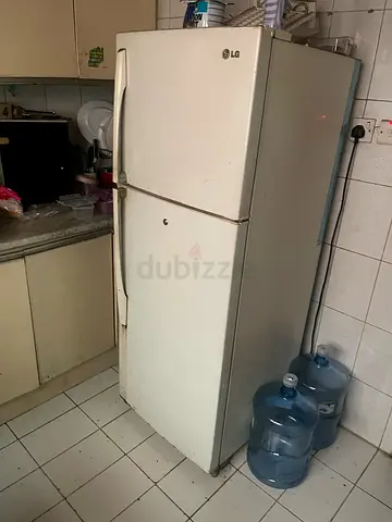 LG Double-Door Refrigerator — Used, Good Working Condition
