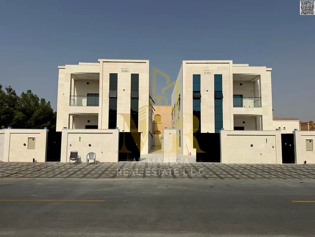Own a luxurious residential and investment villa in Al Rawda 3, Ajman. Corner unit, two floors and