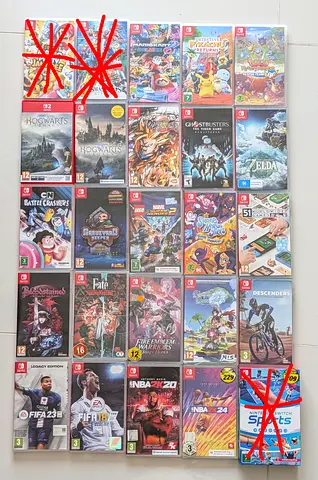 Nintendo Switch Games Mario, fifa, sports, Zelda, Hogwarts, fire emblem، NBA, dragon ball, pokemon