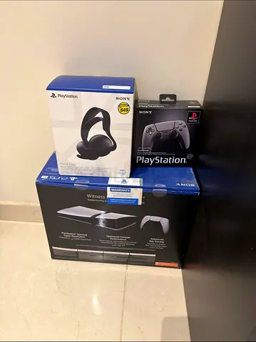 PS5 Disc Console + DualSense Edge Controller + Pulse Link Headset - Sealed/Unused