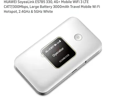 Your Huawei E5785 Mobile WiFi Hotspot (4G LTE) - White, Excellent Condition is on Sale