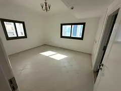 One bedroom and living room for rent in Al Majaz 1, spacious, with built-in wardrobes and free air c