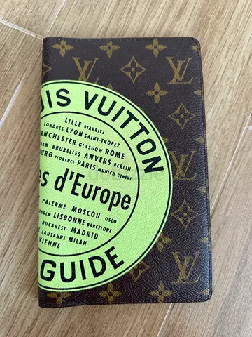 Louis Vuitton City Guide Monogram Agenda Green Notebook Cover