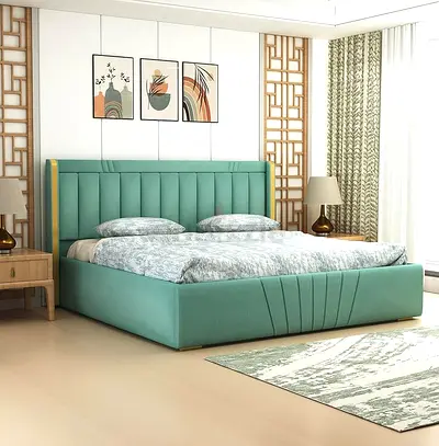 Brand New Super King Size Bed - Fully Customizable in Any Size and Colors - UAE Sharjah Made