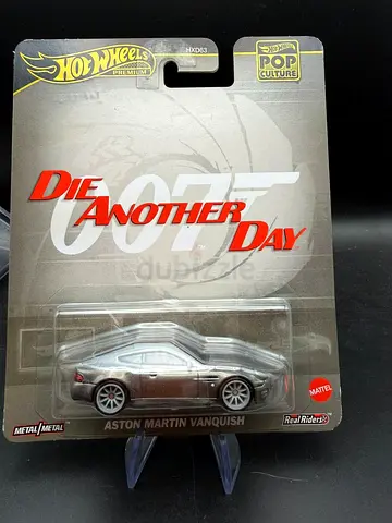 Hot Wheels Premium Pop Culture: Die Another Day Aston Martin Vanquish (Mint in Package)
