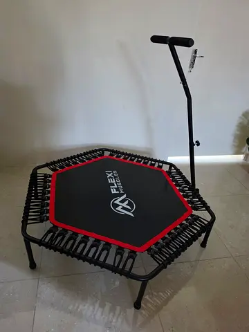 Mini Fitness Trampoline (Rebounder) with Handlebar - Used
